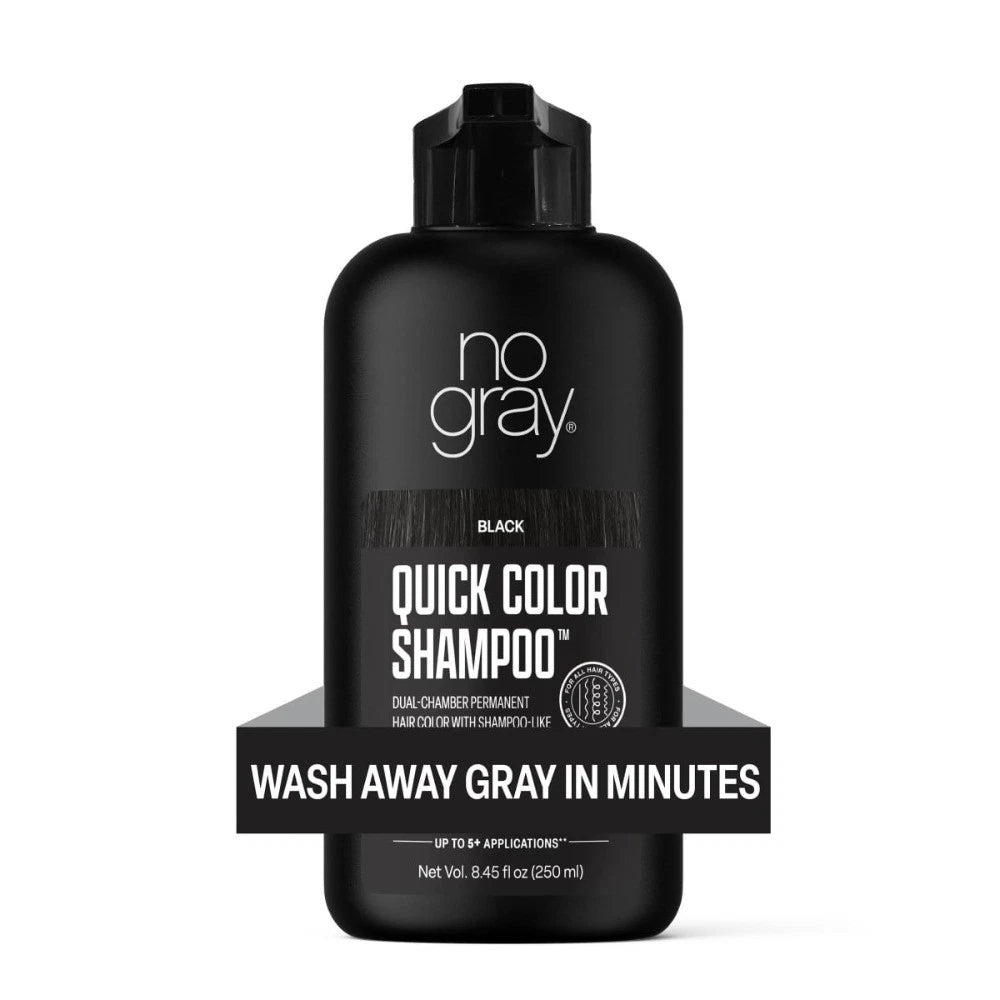Quick Permanent Hair Color Shampoo, Black