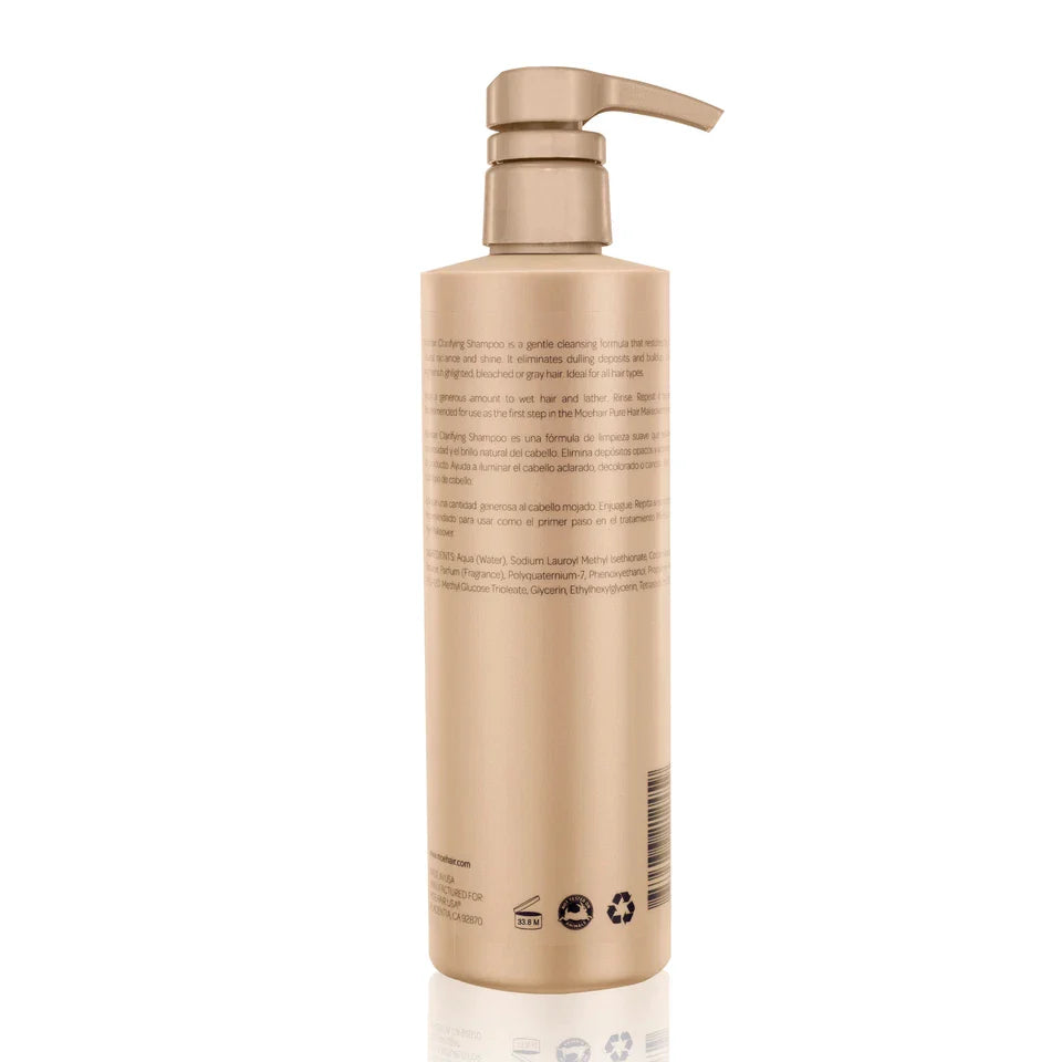 MOEHAIR Clarifying Shampoo for Deep Cleansing | Clears Dirt and Product Build up