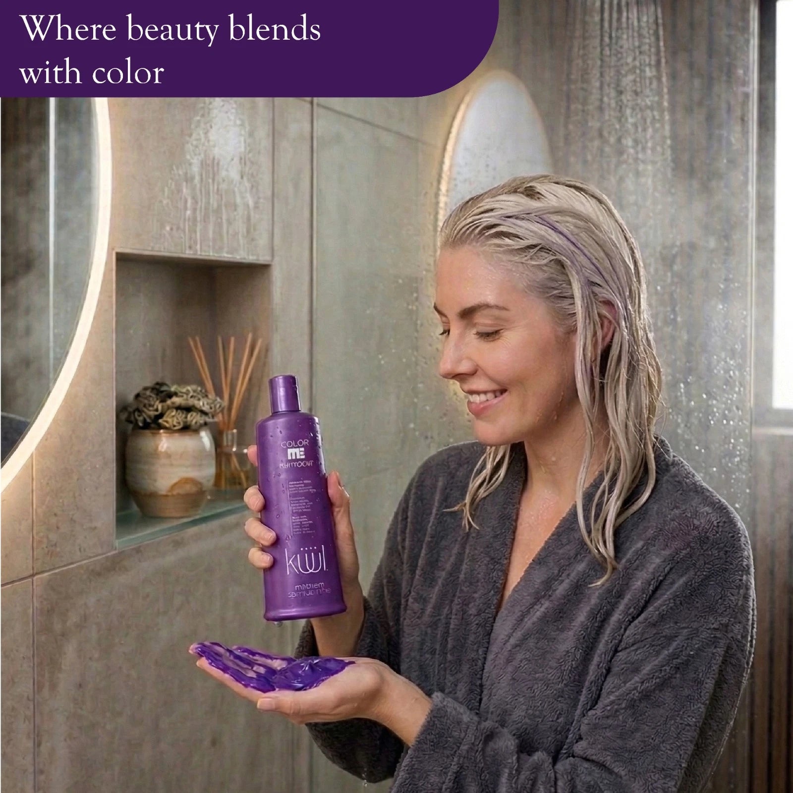 Purple Shampoo Matizante Professional Toner for Blonde Gray Hair